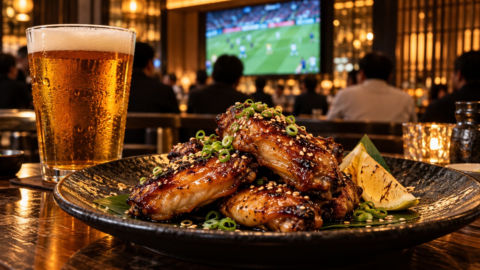 スパイシーチキンウイングとクラフトビールのペアリング